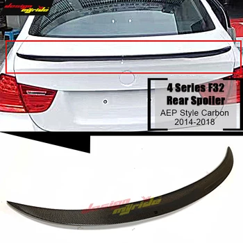 

F32 2 Doors Hard Top Rear Trunk Spoiler Wing Carbon Fiber P Style For BMW 4-Series 420i 428i 430i 435i Tail Spoiler Wing 2014-18