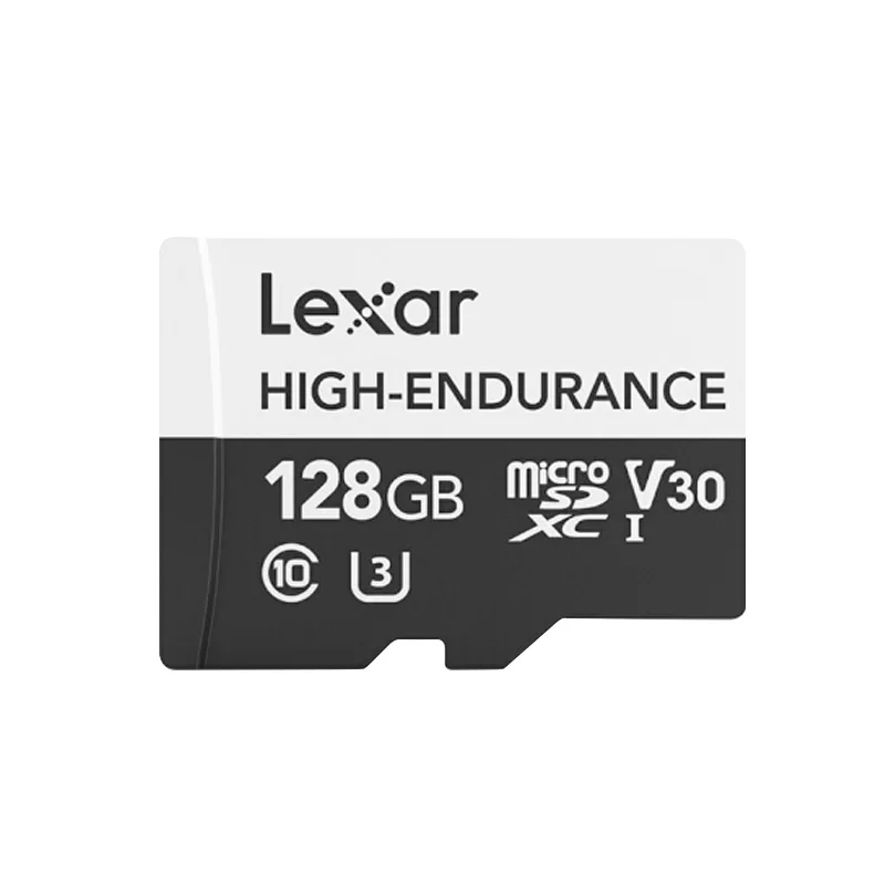 Lexar высокая выносливость Micro SD карта 32 Гб 64 Гб 128 ГБ V10 V30 SDHC SDXC C10 карта памяти Microsd карта для хранения видео - Емкость: 128GB