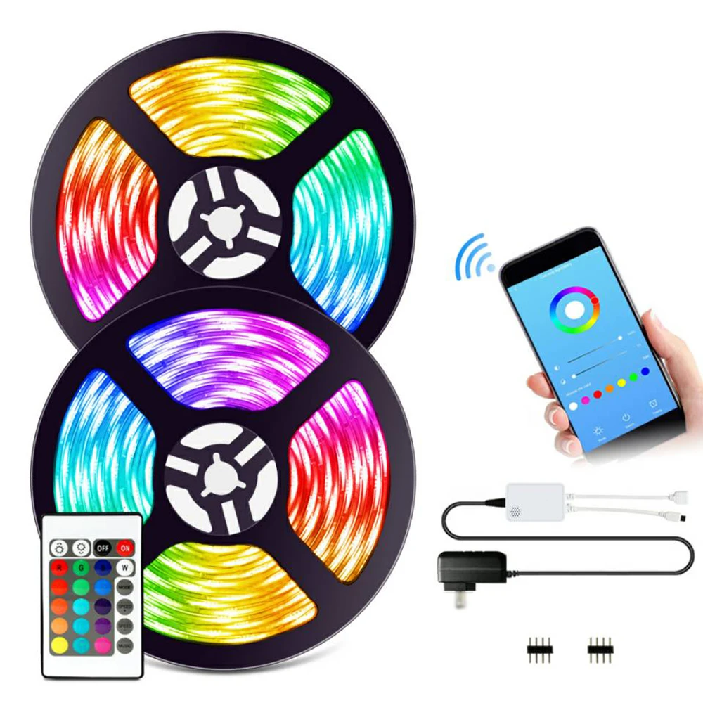 Светодиодная лента 10 м Wi-Fi s Kit 5050 RGB IOT Life APP пульт дистанционного управления