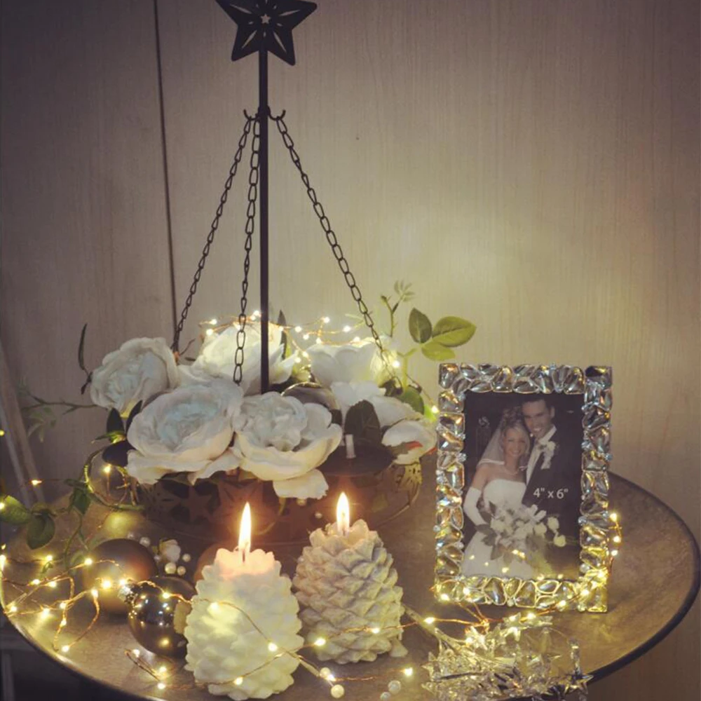 Висячие Подсвечники Tealight держатель фестивали DIY подарки орнамент подсвечник Декор Романтическая Свадебная ваза для цветов Декор Стола