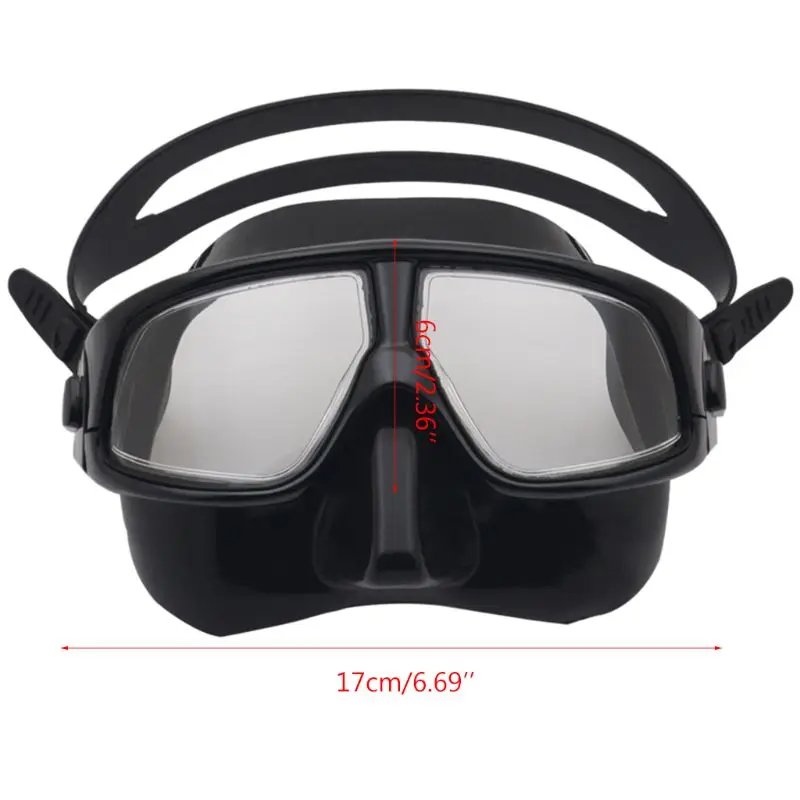 Y1UC Adult Scuba Diving Mask Silicone Freediving Goggles Underwater Salvage Snorkeling Mask Waterproof Fog Swimming Glasses