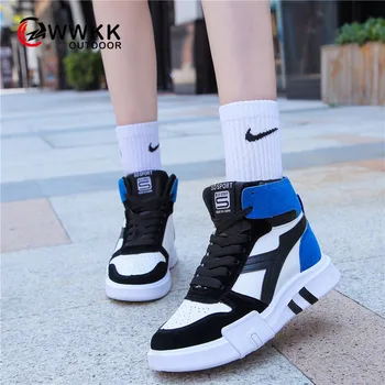 

WWKK 2019 Autumn Women Mesh Running Shoes Brand Sneakers Outdoor Lace-up Walking Ladies Platform Chunky Shoes Woman