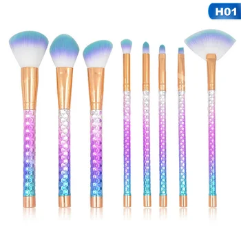

8PCS Makeup Brushes Set Spiral Handle Foundation Powder Blush Eyeshadow Concealer Lip Eye Make Up Brush Cosmetics Beauty Tool