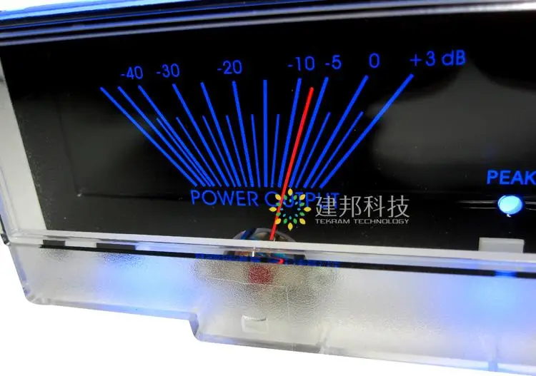 P-78WTC  VU Meter DB Level Header Audio Preamp Power Amplifier Chassis White LED Backlight