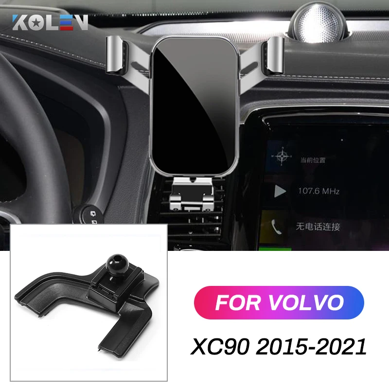 

Car Mobile Phone Holder For Volvo XC90 2015 2016 2017 2018 2019 2020 2021 Gravity GPS Stand Car Special Mount Navigation Bracket