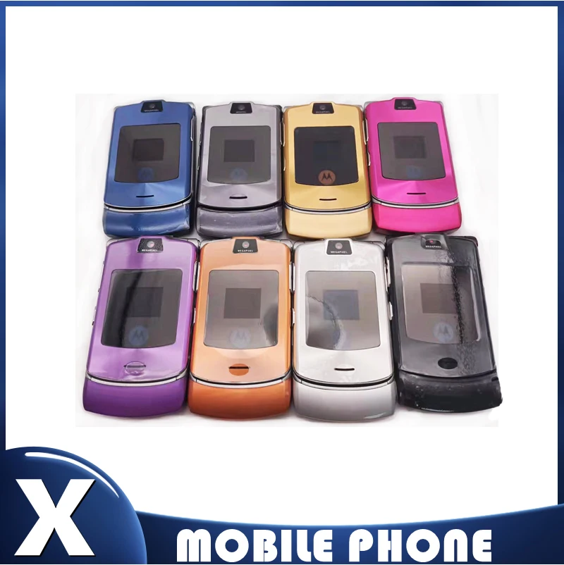 Motorola RAZR V3i Восстановленный Оригинальный разблокированный 710 mAh 1 23 MP дешевый