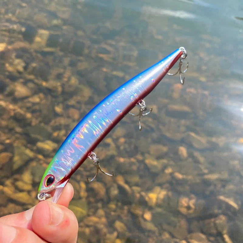 LTHTUG Japan Quality SaltWater Fishing Lures 125mm 16.5g Floating Minnow  Tungsten beads Long Casting Hard Bait For Flounder Bass