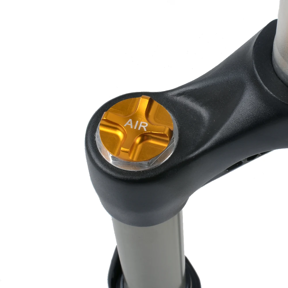 Ztto MTB велосипед подвесной горный велосипед воздушный газовый Shcrader Американский клапан колпачки велосипедная подвеска вилка Передняя вилка для велосипеда запчасти - Цвет: 1pcs GOLD