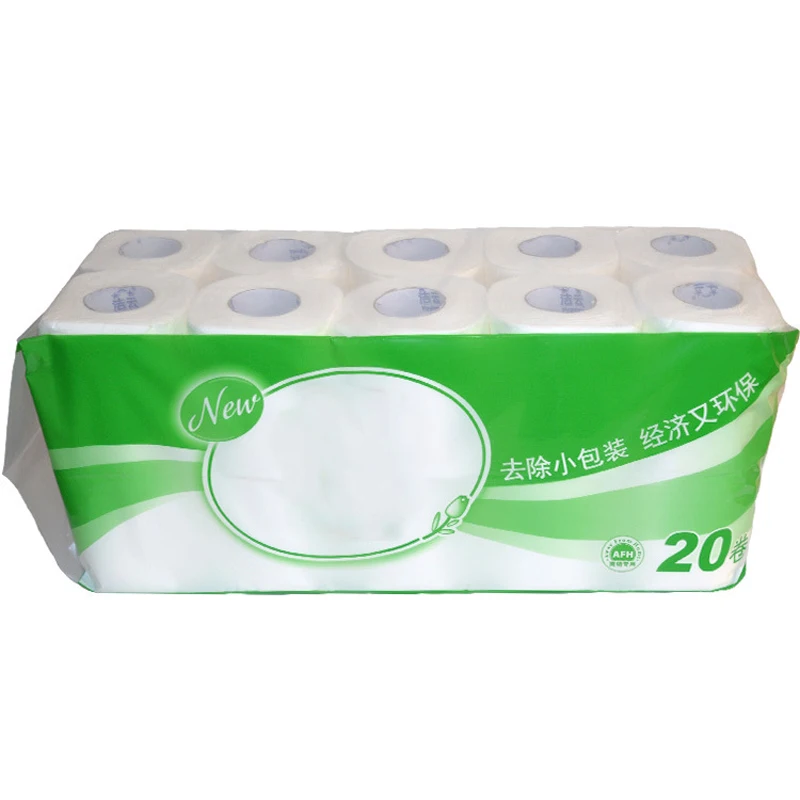 

20 rolls 2 Ply Toilet Tissue Soft Quilted Paper Home Washroom Roll Paper For Household Bathroom Sanitary Supplies