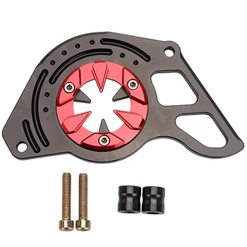 

Motorcycle Front Sprocket Chain Guard Cover Left Side Engine CNC Modification Accessories for Honda MSX125 2014 2015 Red