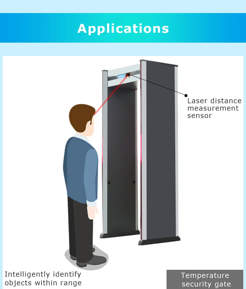 Módulo de Distância a Laser Sensor de Distância a Laser Saída de Dados Witmovimento Uart 4-400cm Ttl - Iic 100hz 3.3-5v Vl53l0 3-200cm Vl53l1 - Image 4