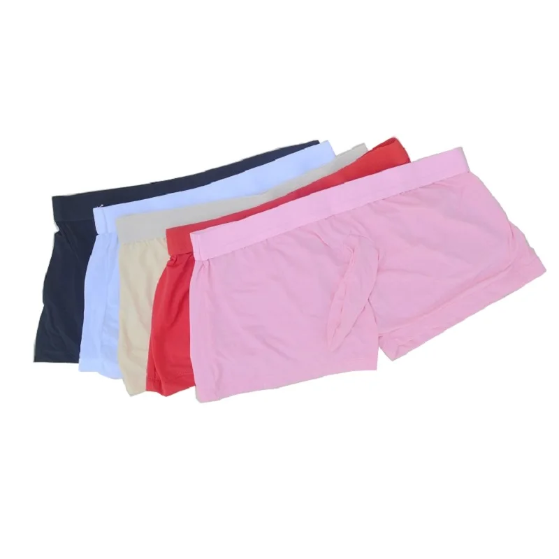 Удобные мужские сексуальные боксеры из вискозы с мешочком для пениса трусы