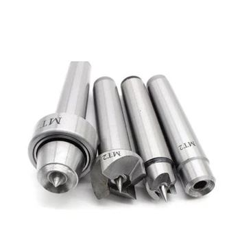 

Turning Bits Woodworking Lathe Rotary Top Silver 4 Pcs/set Center Drive Silver