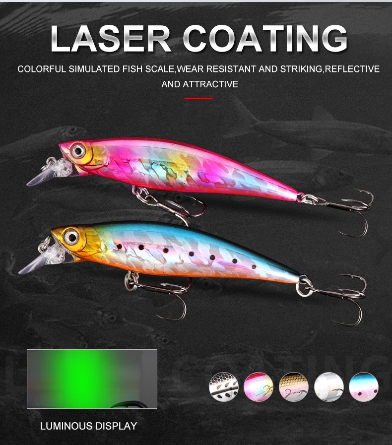 Cat Claw Lure Premium Series 303M Hard Minnow Fishing Lure Artist Minnow Freshwater Fishing Trout Lure Hard Bait 33g 100mm