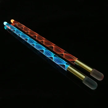 

1 Pair Light Up Accessory Musical Instruments Stage Luminous 13 Colors Tool Professional Club Performance Gift Drum Stick Props