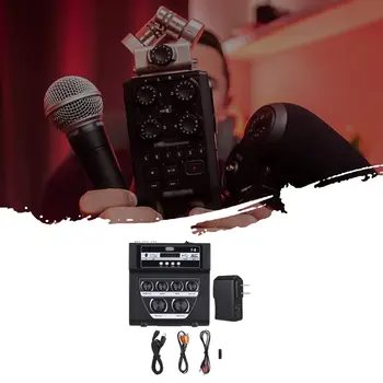 

Household Audio Mixer Sound Plastic Mini Karaoke Microphone Stereo Echo Mixer Support Recording Mp3 1 Piece