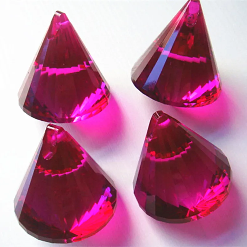 Dia40x52mm k9 Crystal Diamond Shape Chandelier Prisms/ Glass Beads Curtain Accessoies Lamp Part Home Decor