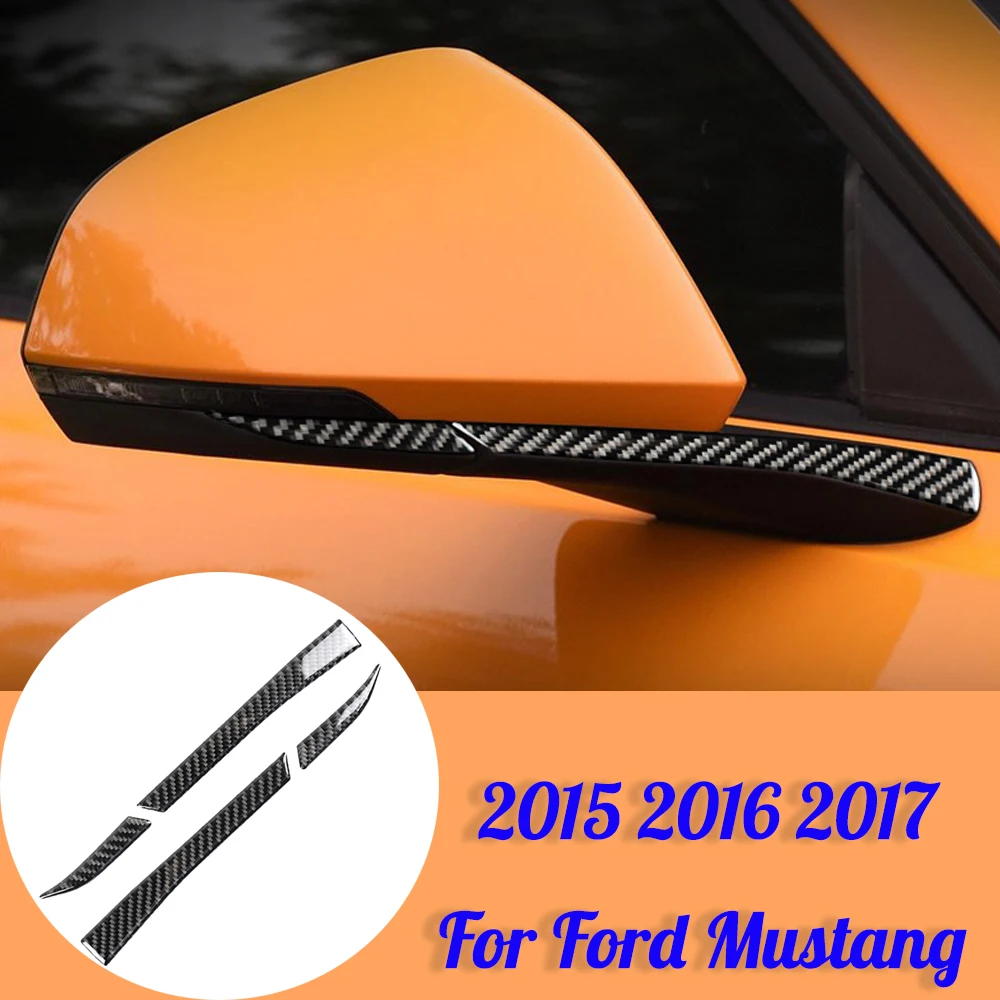 Наклейка на переднее боковое зеркало заднего вида для Ford Mustang 2015 2016 2017 аксессуары