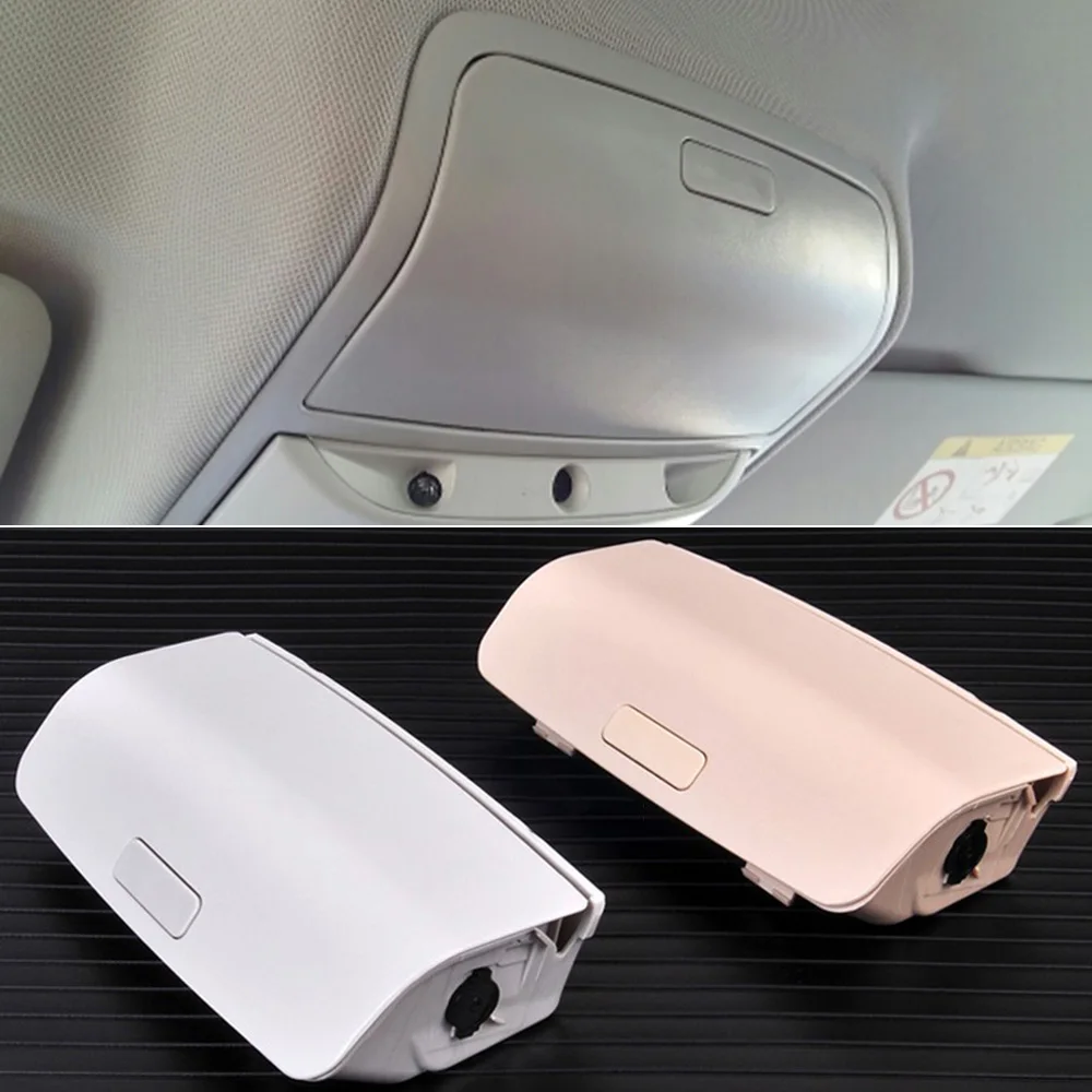 グレー ベージュ車屋根収納ボックスサングラスケース眼鏡ホルダー車のインテリアティグアン Golf For シュコダパサート ガラスケース Aliexpress