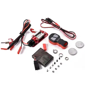 

Wireless Remote Controller Metal Steel Winch System with Receiver for 1 to 10 Traxxas HSP Redcat HPI TAMIYA CC01 RC Car Crawler