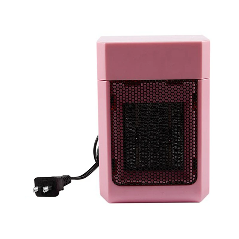 Хит!-500 Вт портативная Керамическая Мини-нагреватель Электрический охладитель горячий вентилятор домашний зимний теплый(розовый