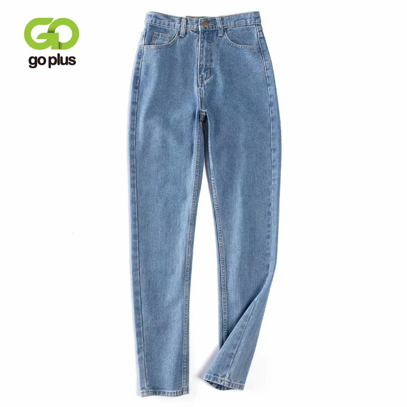 

GOPLUS Jeans Mom Woman High Waist Loose Jeans Harem Denim Pants Pantalon Jeans Mujer Femme 2020 Nouveau Broeken Dames C10645