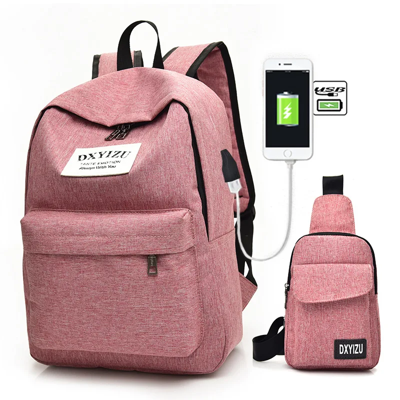 Bordado De Veludo Mochila Notebook Mochila Para