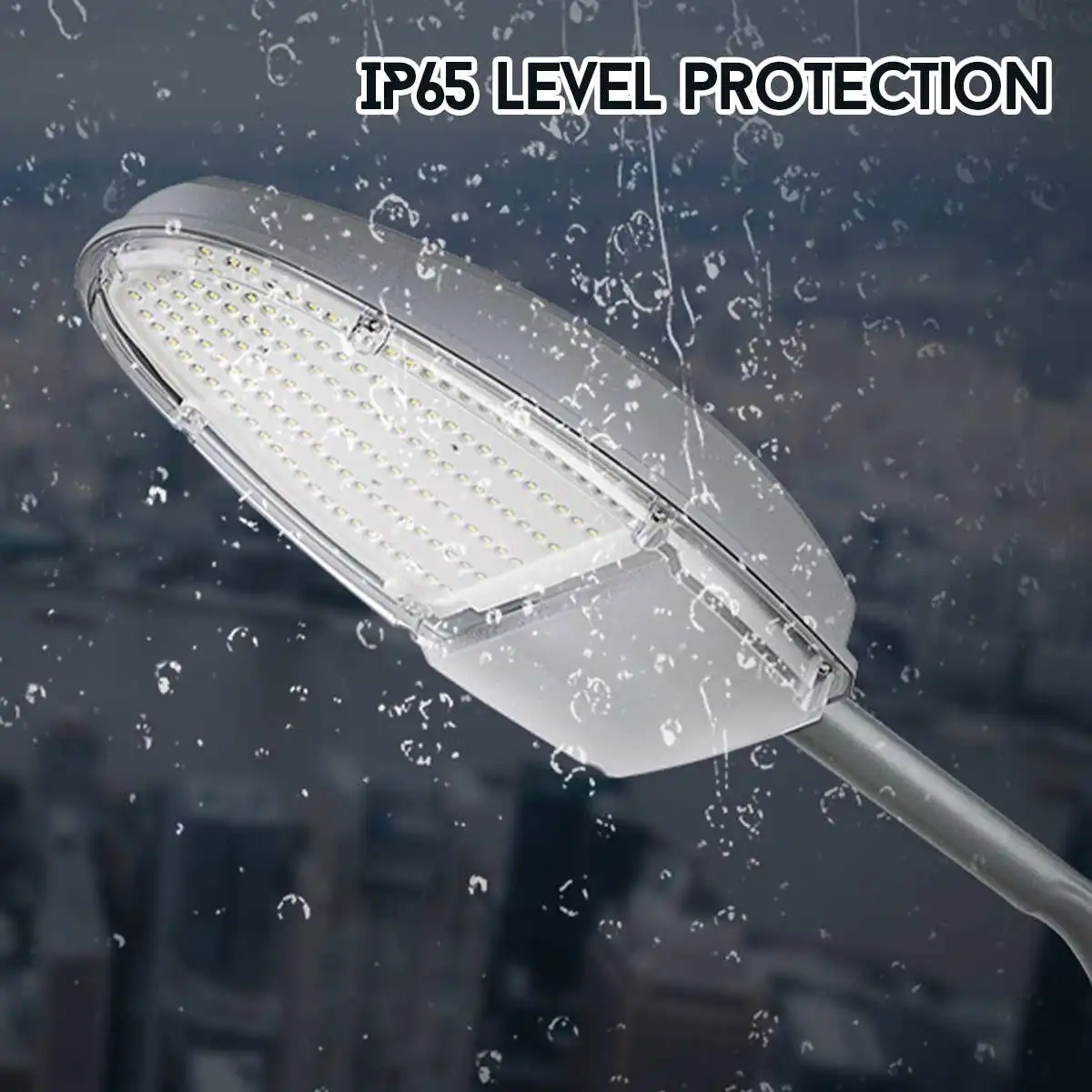 

Smuxi Durable LED Street Light Outdoor IP65 Waterproof 24W/30W/50W Security Lighting Control 144pcs LEDs Solar Street Lamps