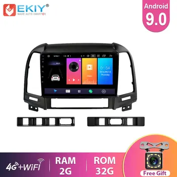 شراءEkiy 9 ''IPS أندرويد 9.0 لا 2 الدين سيارة الوسائط المتعددة AutoRadio لشركة هيونداي سانتا في 2005-2012 لتحديد المواقع والملاحة مشغل فيديو ستيريو