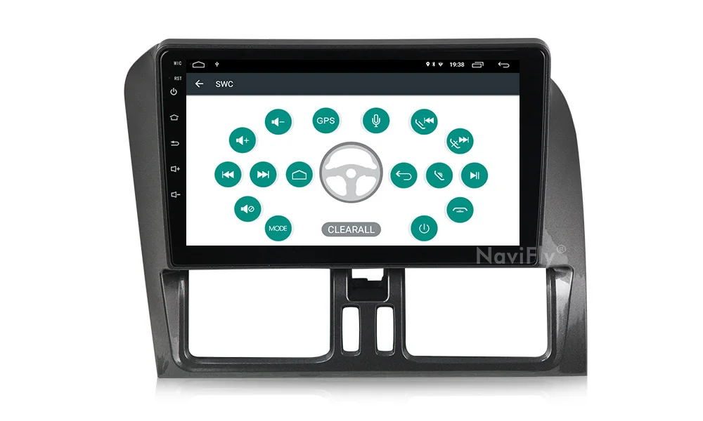 Best NaviFly Car Multimedia player for Volvo XC60 2010 2011 2012 Left Steering Wheel Stereo Radio with Wifi RDS GPS Navi 1024*600 HD 21