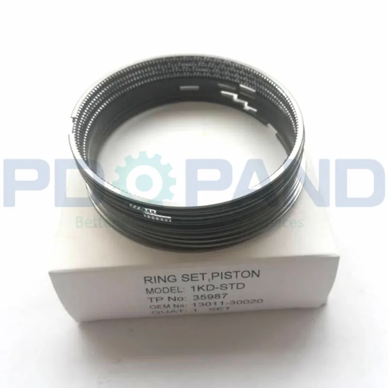 1KD-FTV двигатель STD поршневые кольца набор 13011-30020 30021 30020 для Toyota Land Cruiser PRADO J9 KDJ90 KDJ95 D-4D 3.0D