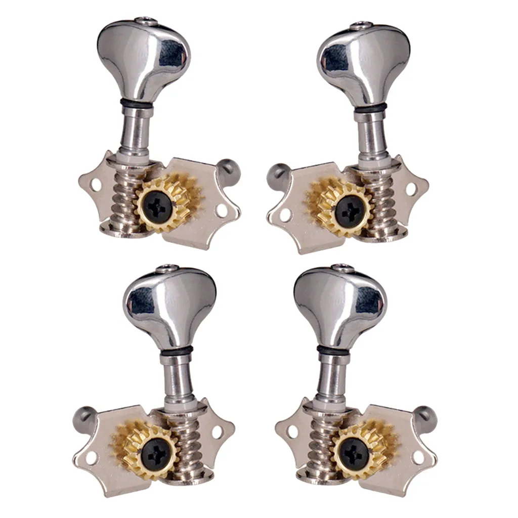 4pcs 2R2L Open Gear Guitar Tuning Pegs Tuners DIY Making Kits for Ukulele Kits