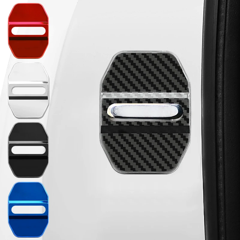 4pcs 3D stainless steel Car Door Lock cover Auto sticker For Dodge Challenger RAM 1500 Charger durango journey Avenger Caliber | Автомобили