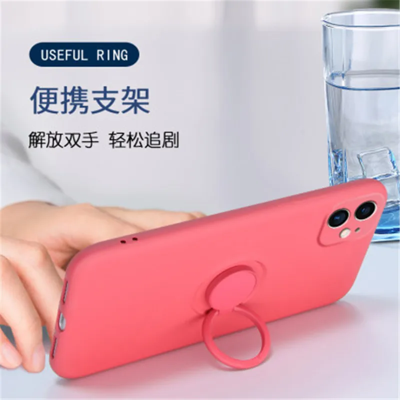 Мягкий жидкий силиконовый чехол для телефона iPhone 11 12 mini Pro Max XS X XR 7 8 6 6S Plus SE 2020