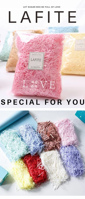 Papel De Seda Blanco Papel De Rafia Con Purpurina 100g Ideal