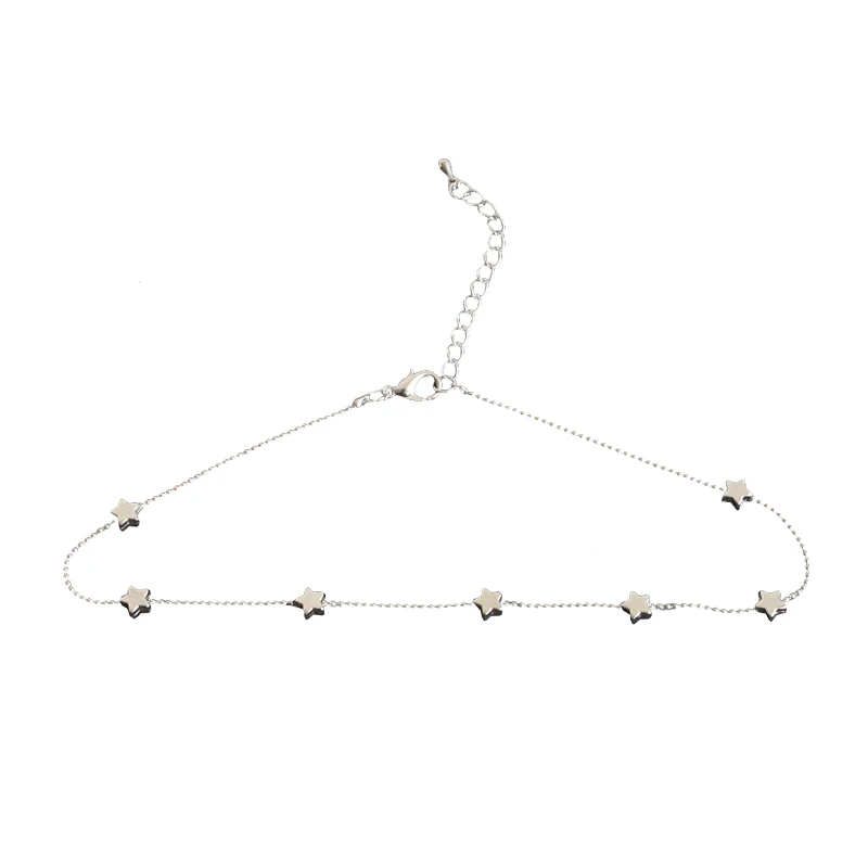 

TN1344 Temperament Necklace Simple Star Clavicle Chain