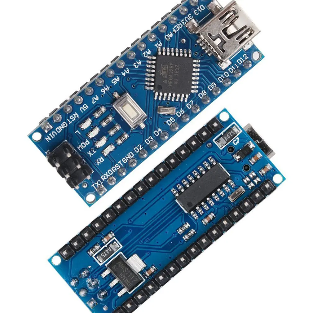 Nano ATMEGA328P Mini USB с Загрузчиком совместим с Arduino Nano V3.0 контроллер CH340 USB драйвер 16 МГц