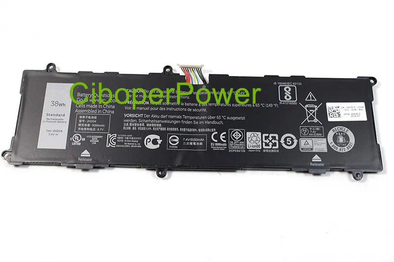 7,4 V 38Wh оригинальное качество Батарея для 2H2G4 для MacBook 11 Pro 7140 планшет 2H2G4 21CP5/63/105 2217-2548
