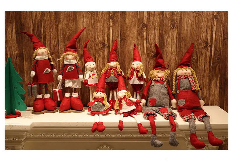 Новинка, Рождественское украшение, забавная кукла эльфа, рождественские украшения для дома, отеля, торгового центра, ремесленные подарки, кукла Санта-Клауса, Рождественский Декор