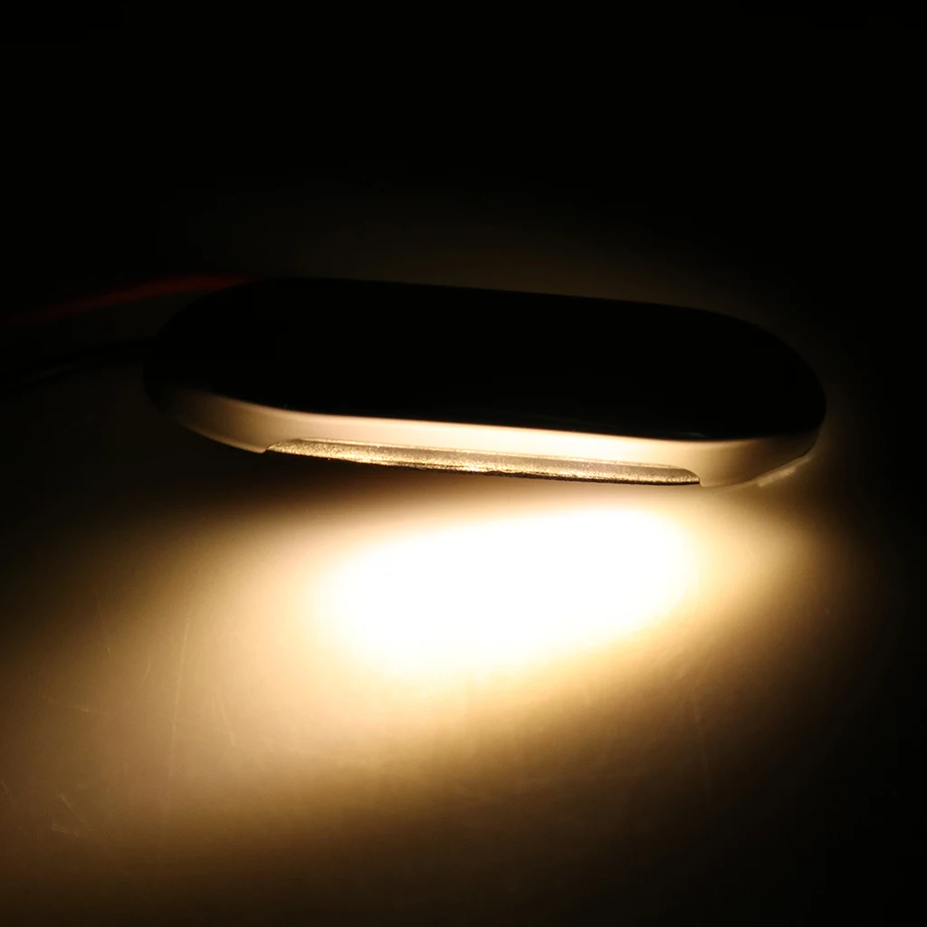 LED Stair Step Deck Lights Stainless Steel Outdoor Garden Wall Recessed Lamp