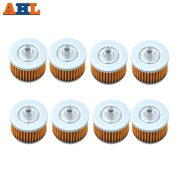 

8PCS AHL Motorcycle Oil Filter For Bajaj 100 Boxer CT100 115 Caliber 130 BM150 135 Pulsar For Yamaha YS125 Byson FZ16 150