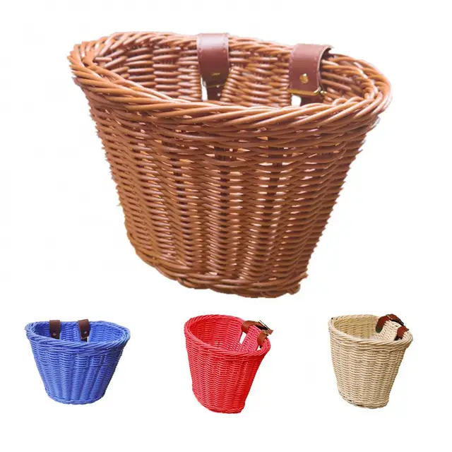 40% S !!! Rattan Tároló Pounch Mtb Hegyi Kerékpár Eltávolítható Kormány Kosár Hordozó - Image 2
