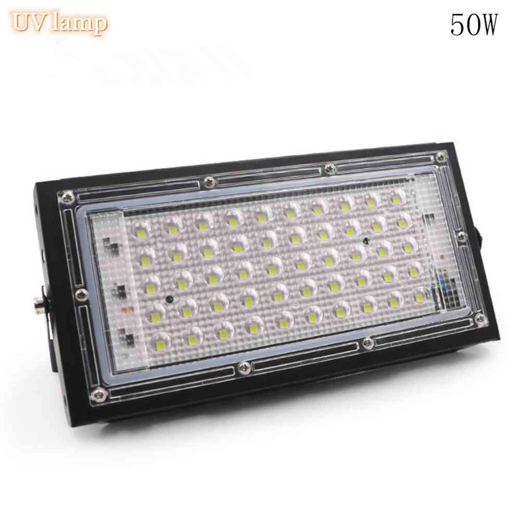 50W Led Ultraviolet Germicidal Disinfection Light UVC Lamp Spotlight 110V 220V Outdoor Garden Wall lamp Sterilization Flood Lamp 4
