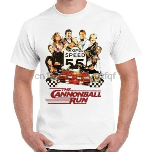 The Cannonball Run 80s Comedy Movie Poster Vintage Retro T Shirt 901 | Мужская одежда