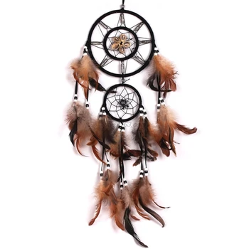 

Hot Sale Dream Catcher With feathers Wall Hanging Decoration Decor Bead Ornament