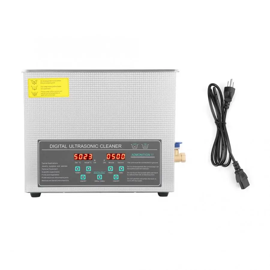 

10L Double-frequency Digital Stainless Steel Ultrasonic Cleaner Cleaning Machine