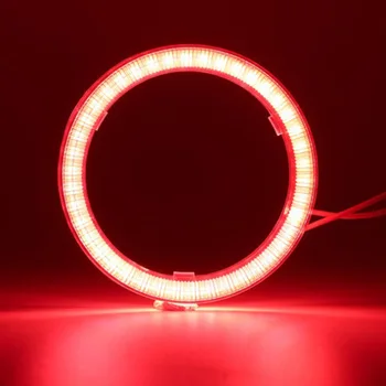 

2Pcs Universa LED Strobe Round Lights DC 12v Angel Eye 60mm-120mm Halo Ring LED Car Fog Light Running DRL Headlight