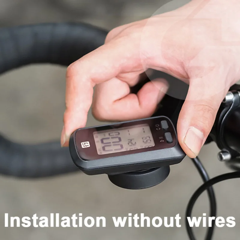 

Simple Bike Computer Bicycle Speedometer And Odometer Wireless Waterproof Bluetooth 5.0 / ANT + Cycling Computer LCD Automatic