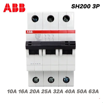 

ABB Electric SH200 All Series MCB miniature circuit breaker Circuit breaker Air switch SH203 3P C10A 16A 20A 25A 32A 40A 50A 63A