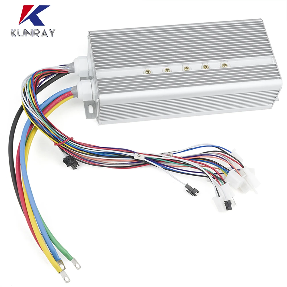 Бесщеточный контроллер 48 в-20 в 2000 Вт 3000 5000 9000 24Mosfet 120 градусов фазовый 3-колесный